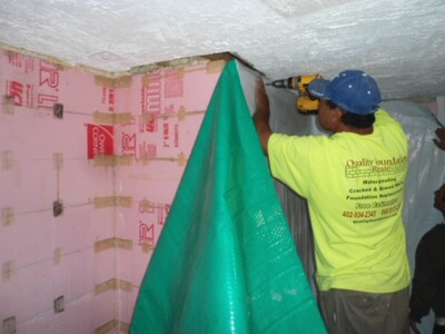Another waterproofing image from Quality Foundation Repair serving Gretna, NE
